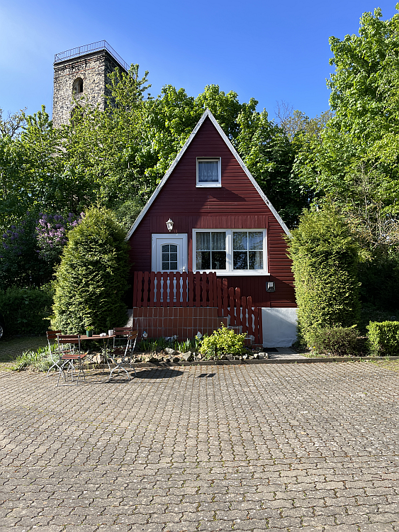 Unsere Finnhütten Finnhütte mit Turm